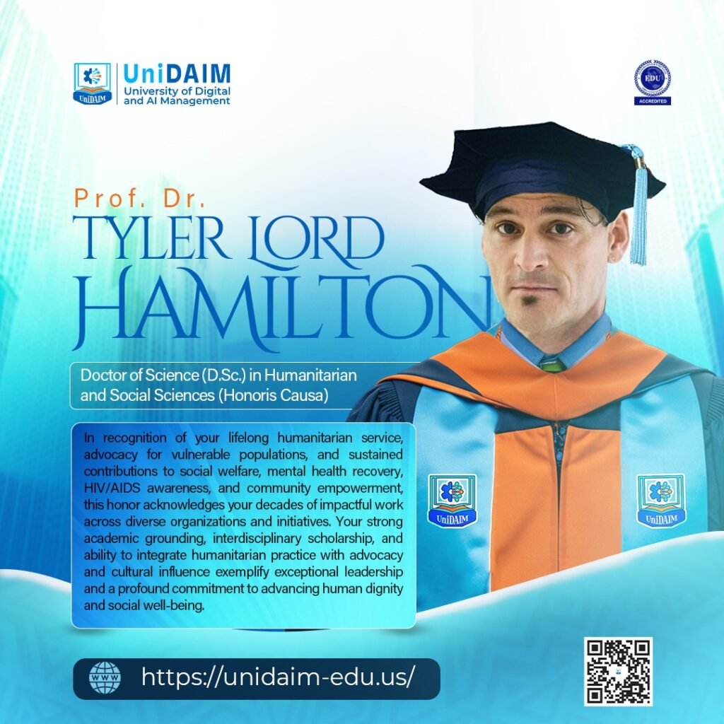Prof. Dr. Tyler Lord Hamilton_Hon. UniDAIM