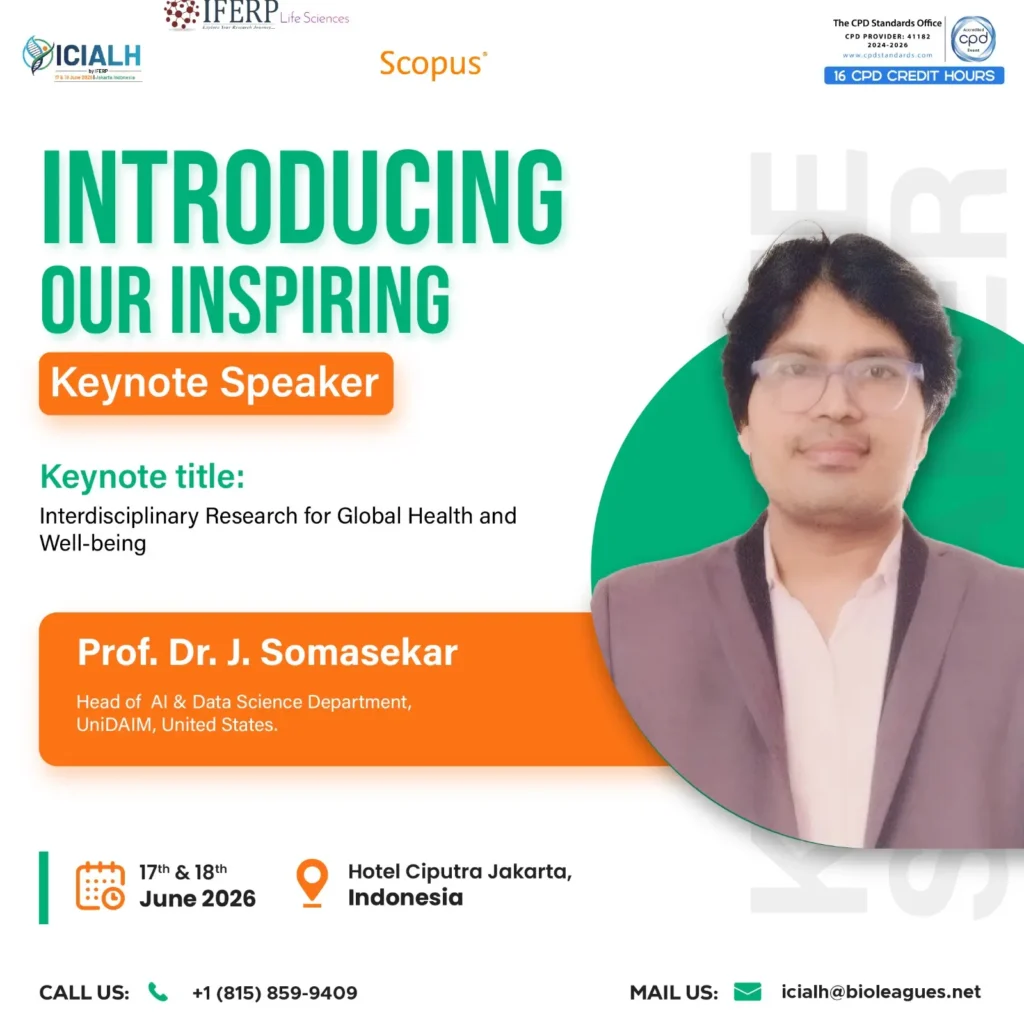 Prof. J. Somasekar_Indonesia_Keynote Speaker