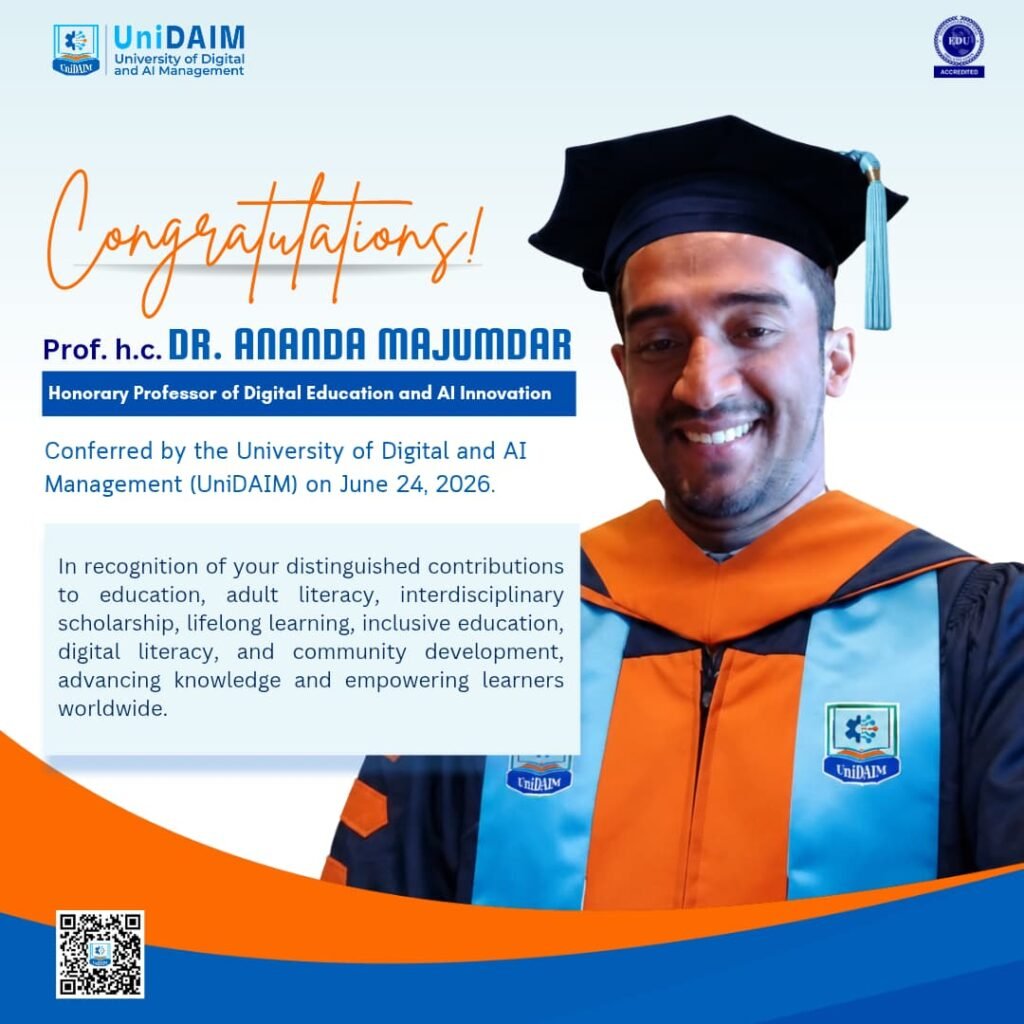 Congratulations Graphic_Dr. Ananda Majumdar