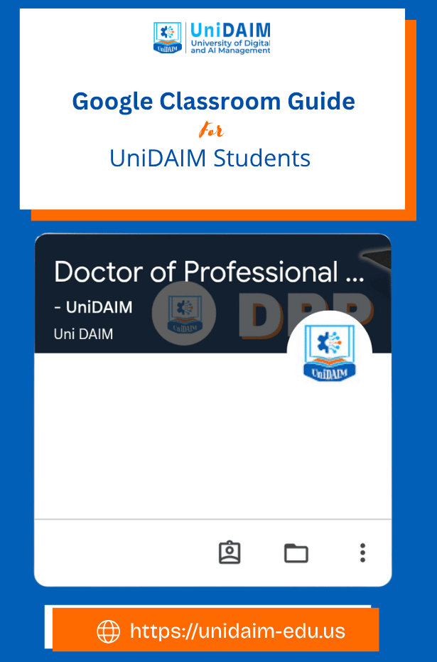Google Classroom Guide for UniDAIM Students