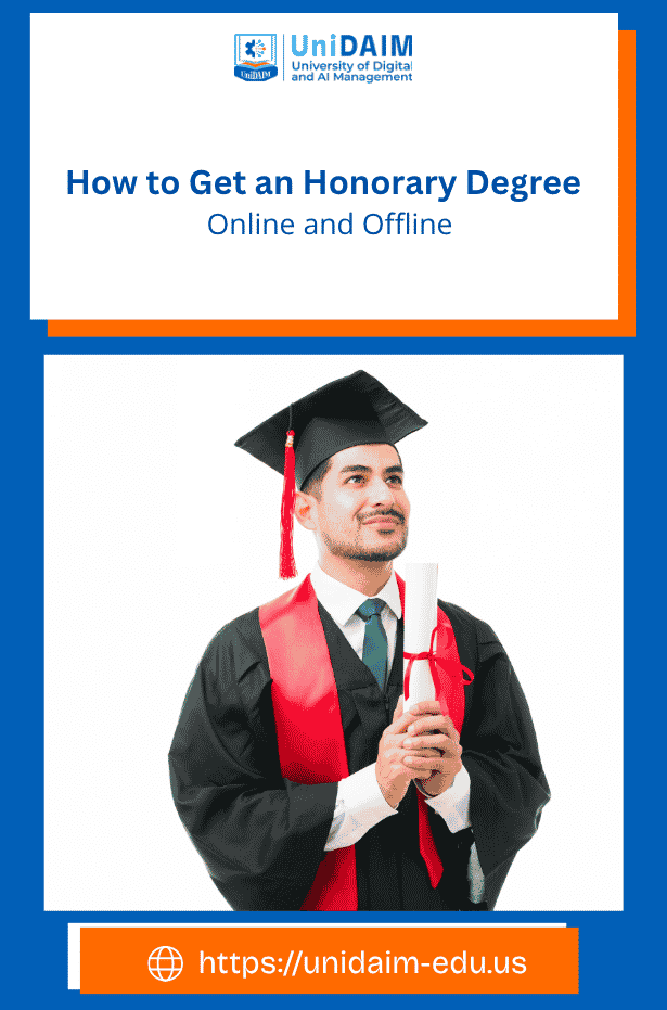 How to Get an Honorary Degree Online and Offline_UniDAIM