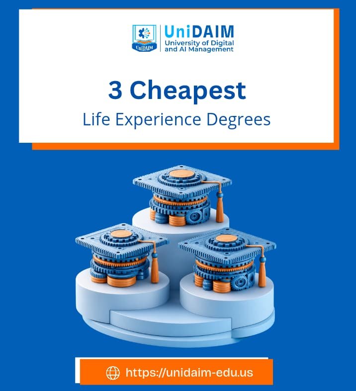 3 Cheapest Life Experience Degrees Online