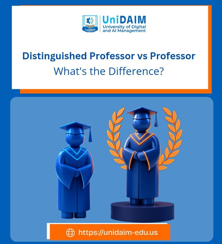Distinguished Professor vs Professor