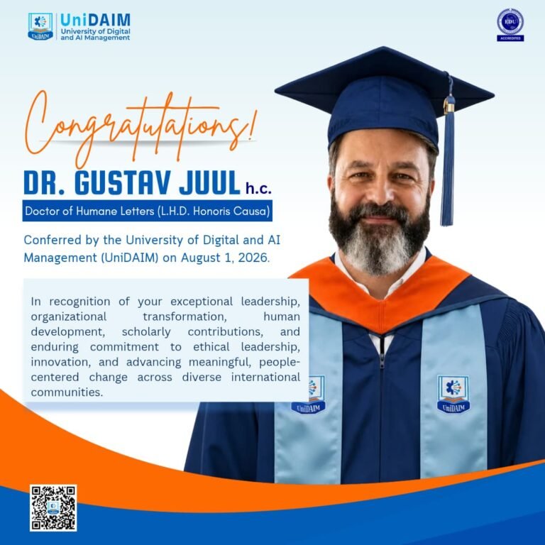 Dr. h.c. Gustav Juul_UniDAIM Honoris Causa