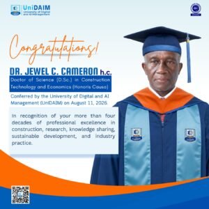 Dr. h.c. Jewel C. Cameron_Congratulations