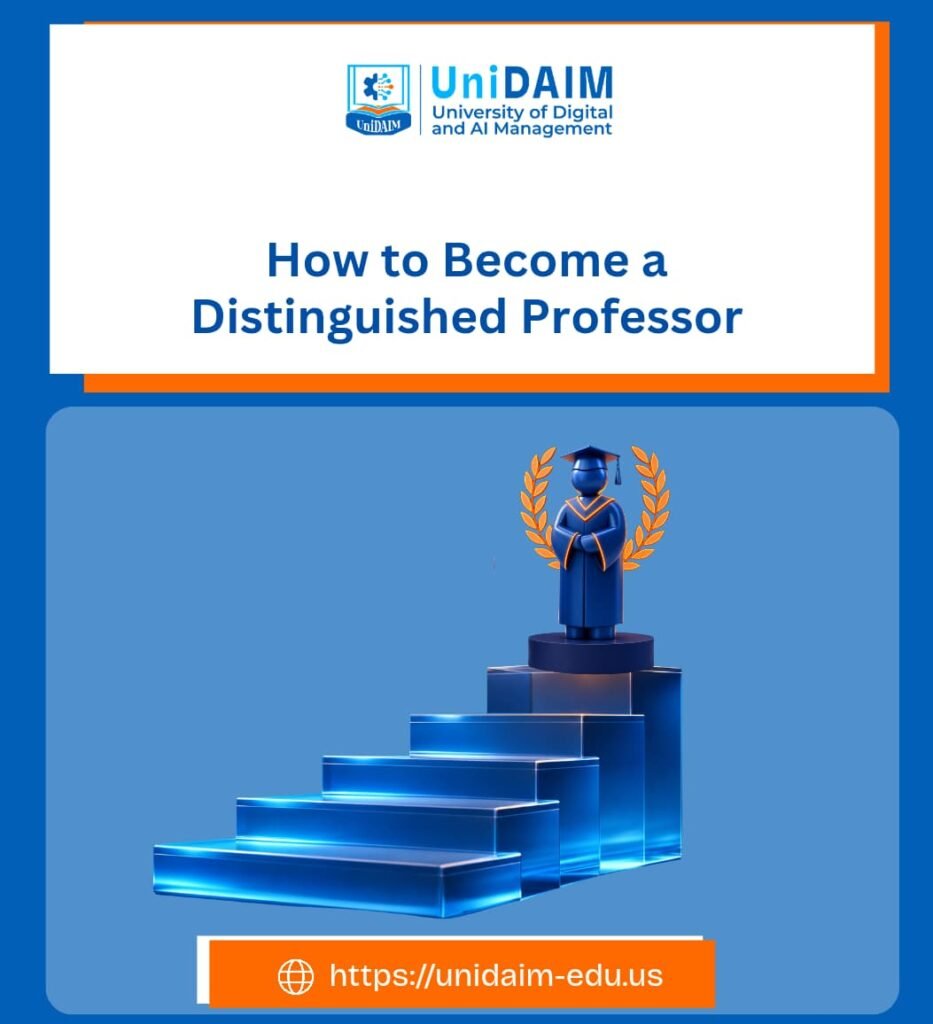 How to Become a Distinguished Professor_UniDAIM