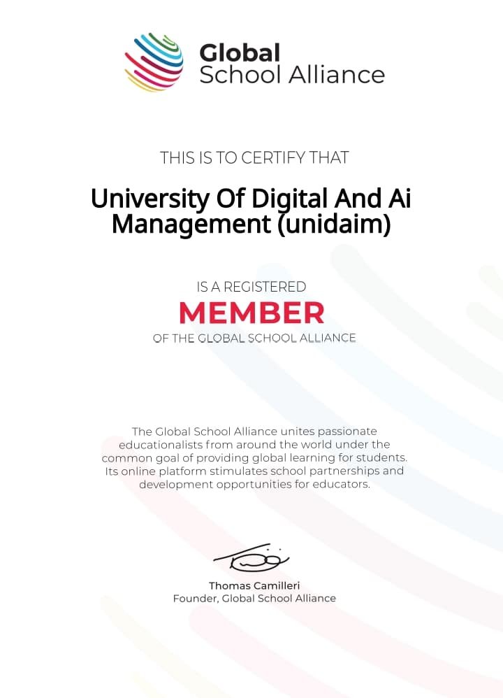 UniDAIM_Global School Alliance Member