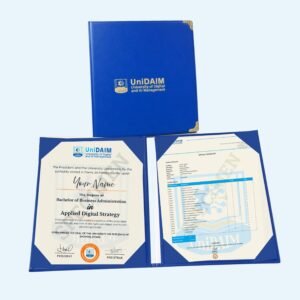 Diploma and Transcript_Printed Sample_UniDAIM