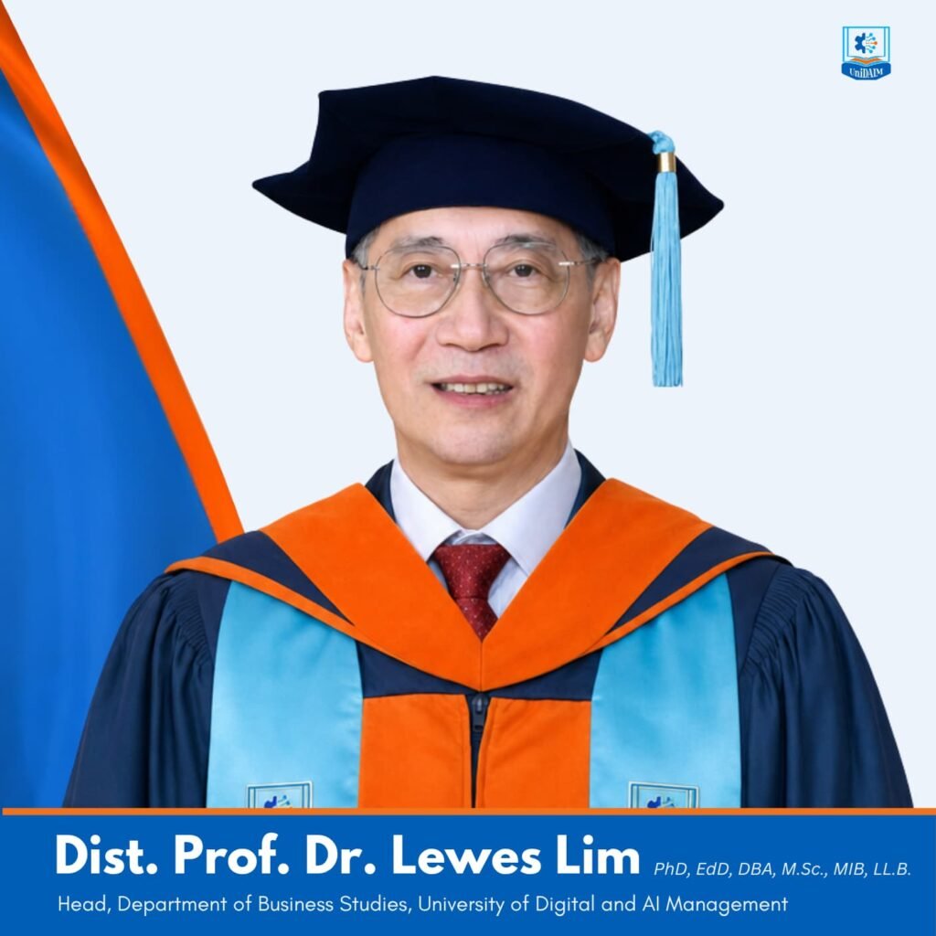 Dist. Prof. Dr. Lewes Lim_UniDAIM Portrait