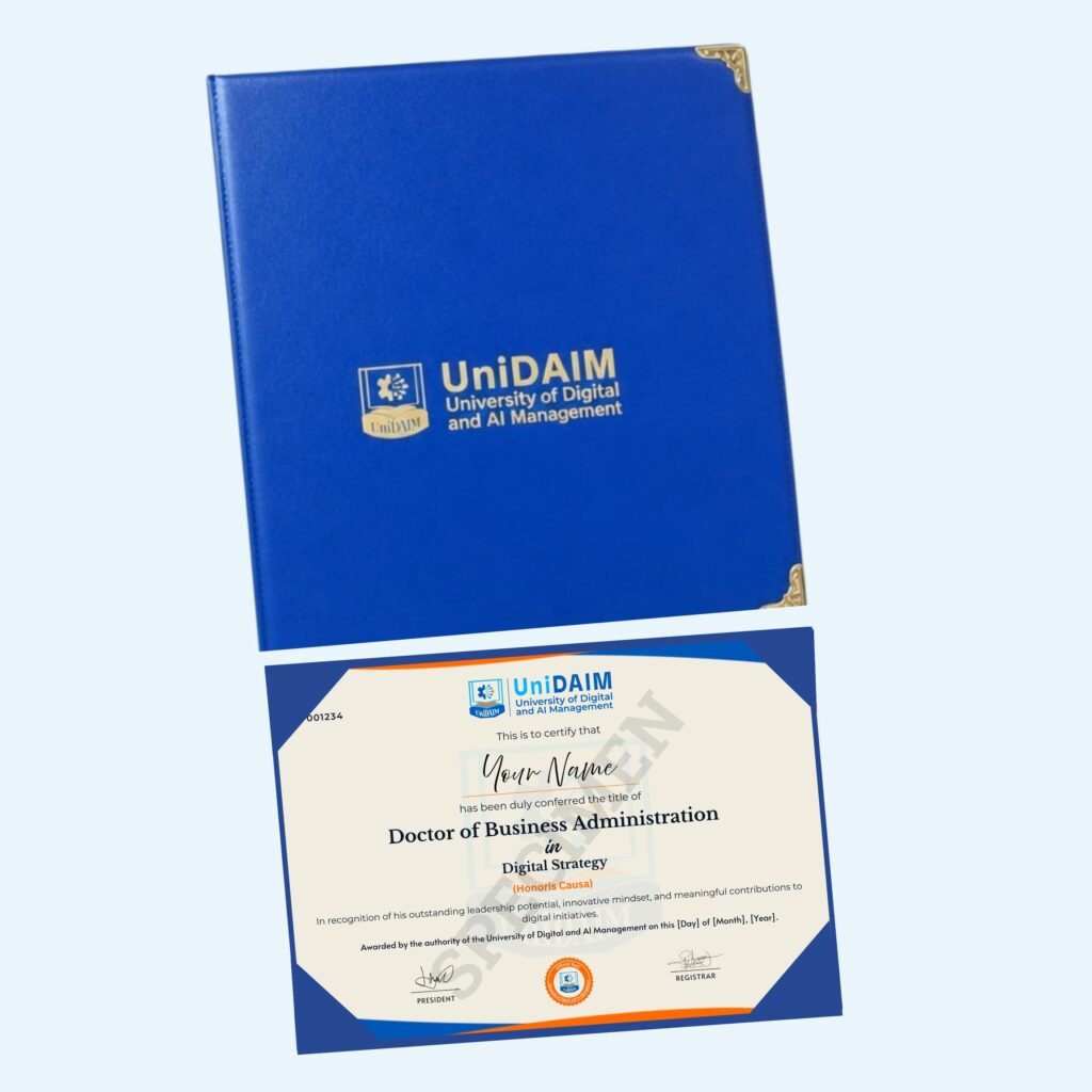 Honorary Doctorate Certificate_Printed Sample_Sample