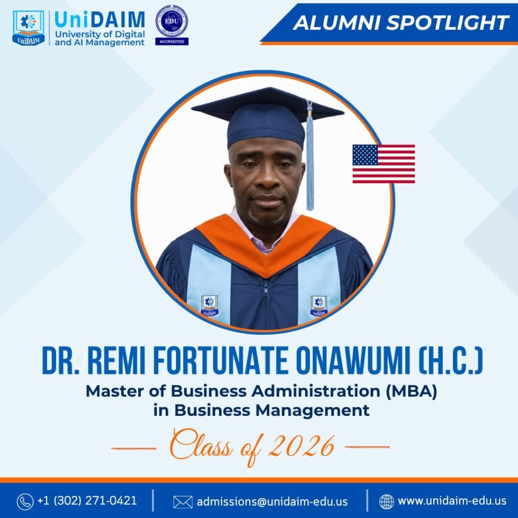 Remi Fortunate Onawumi_UniDAIM Alumnus