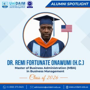 Remi Fortunate Onawumi_UniDAIM Alumnus