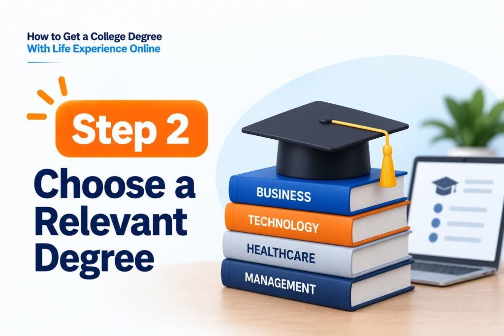 Step 2-Getting a College Degree with Life Experience