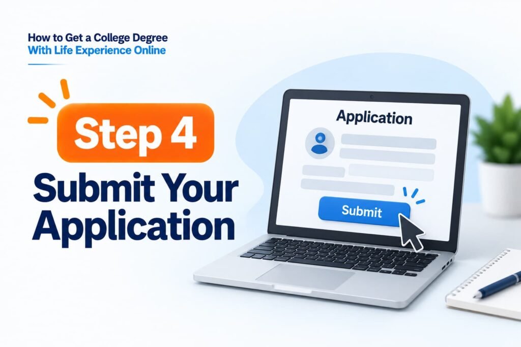 Step 4-Getting a College Degree with Life Experience