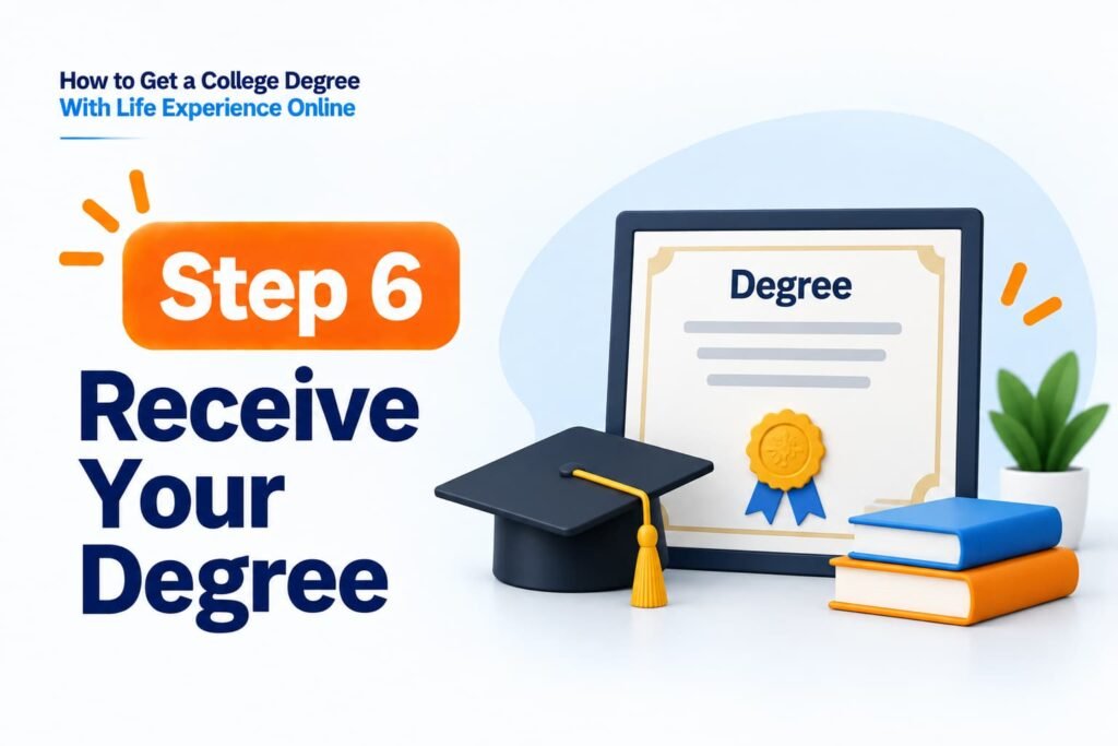 Step 6-Getting a College Degree with Life Experience
